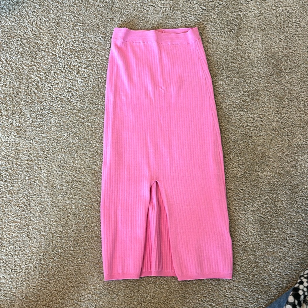 Free People Knit Midi Skirt